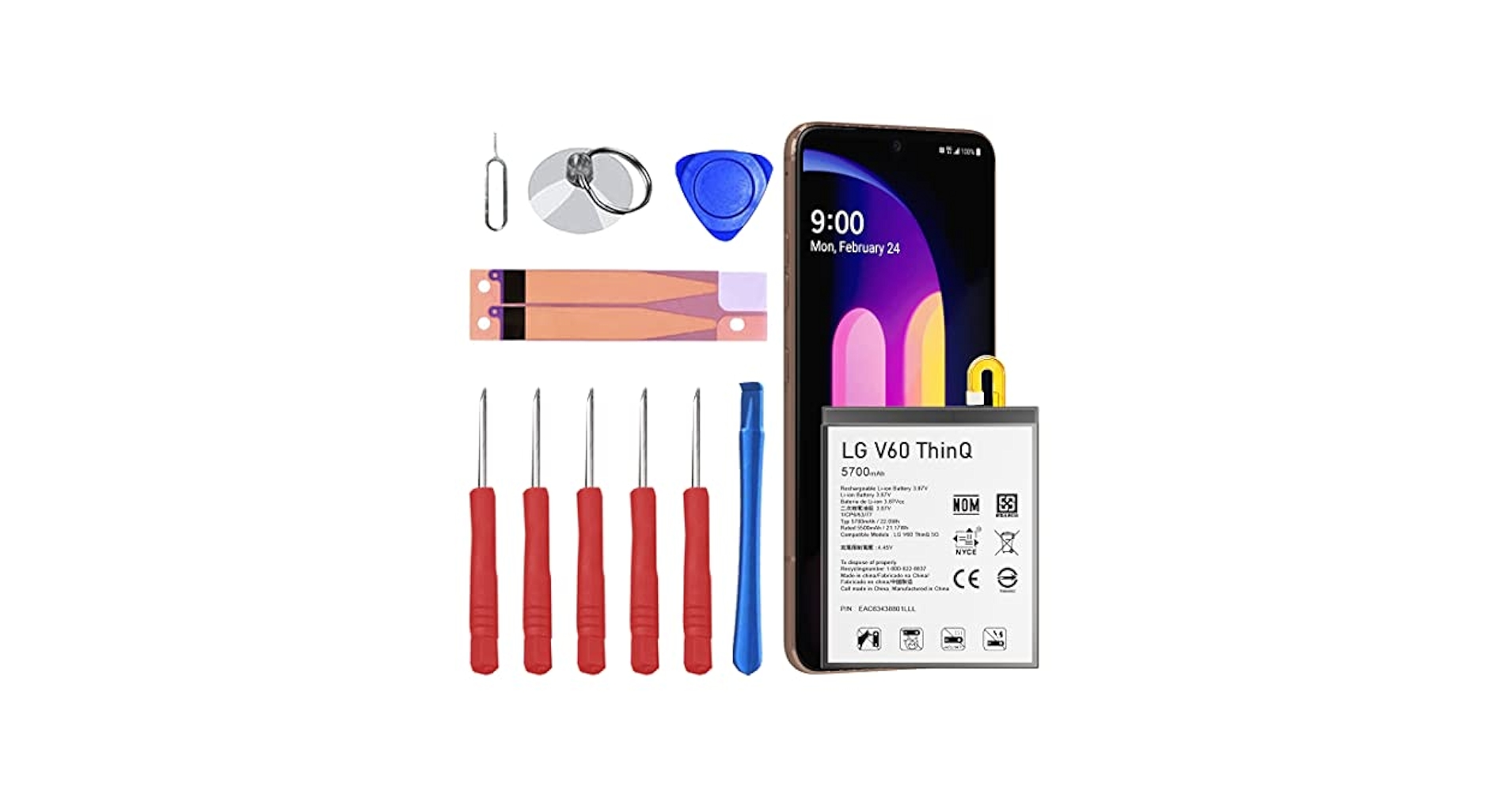 【バッテリー新品・極上品】LG V60 ThinQ + Dual Screen LG Dual Screen™ for LG V60 ThinQ™ 5G (LMV605NAUSATB) | LG USA